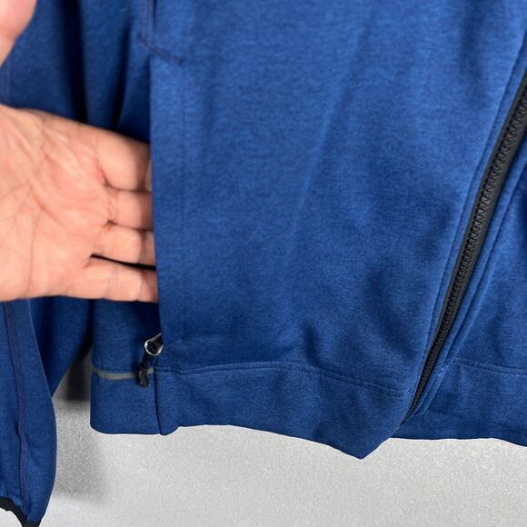 Pearl Izumi Sweater Mens Medium Blue Cycling Fleece Full Zip Reflective Bike - Picture 5 of 11